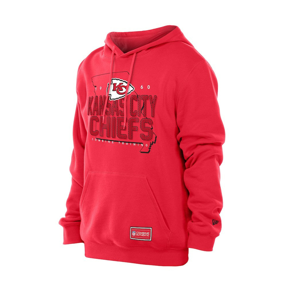 Kansas City Chiefs New Era Combine Authentic Local State Throwback Hoodie - Red for sale