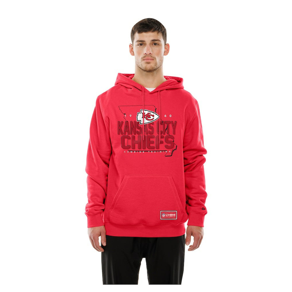 Kansas City Chiefs New Era Combine Authentic Local State Throwback Hoodie - Red for sale
