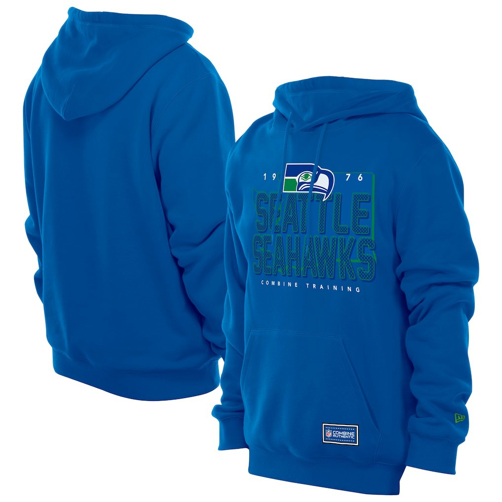 Seattle Seahawks New Era Combine Authentic Local State Throwback Hoodie - Royal outlet
