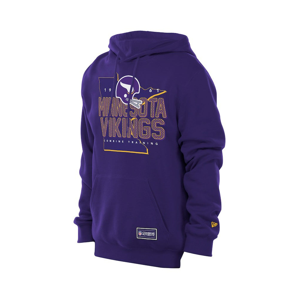 Minnesota Vikings New Era Combine Authentic Local State Throwback Hoodie - Purple discount