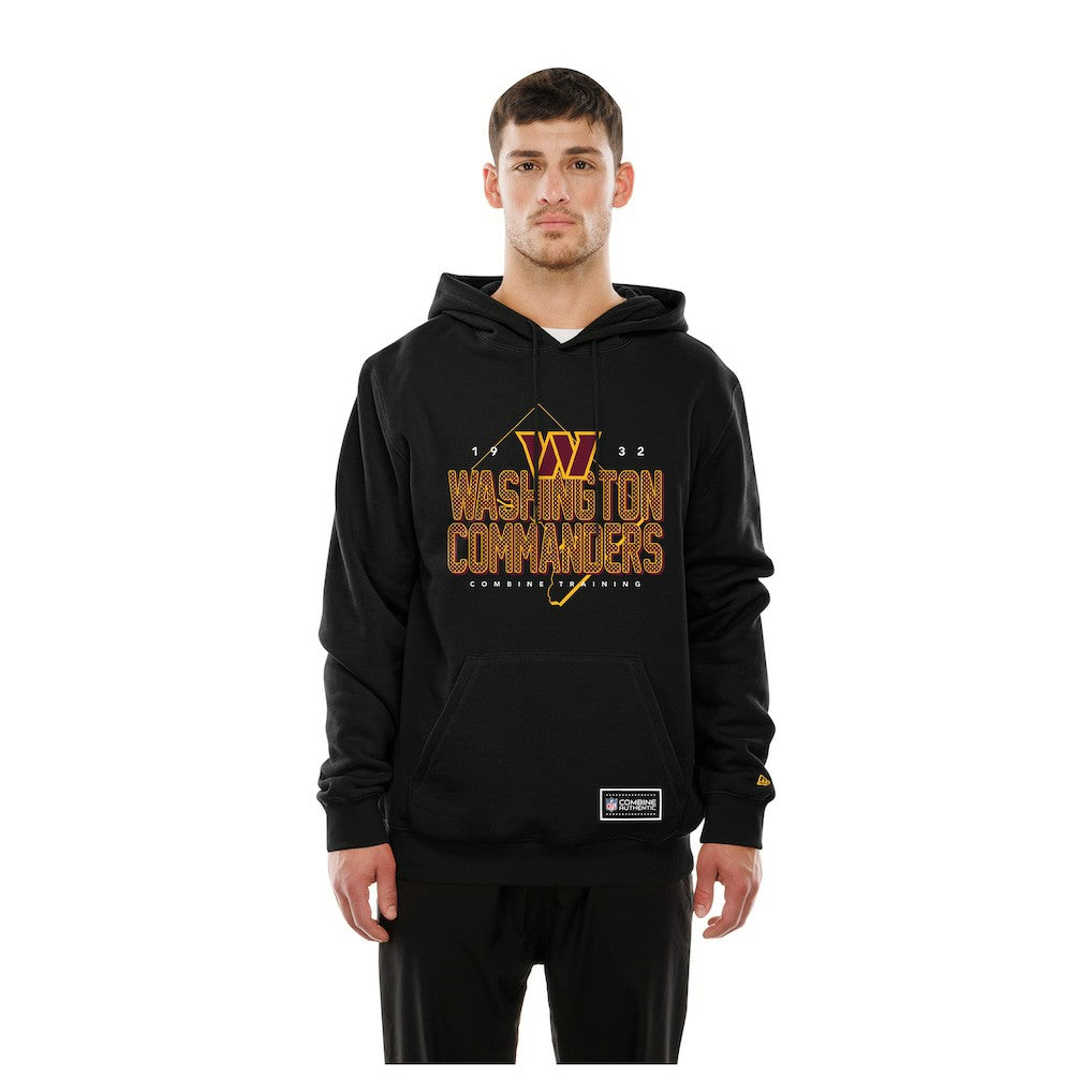 Washington Commanders New Era Combine Authentic Local State Hoodie - Black sale