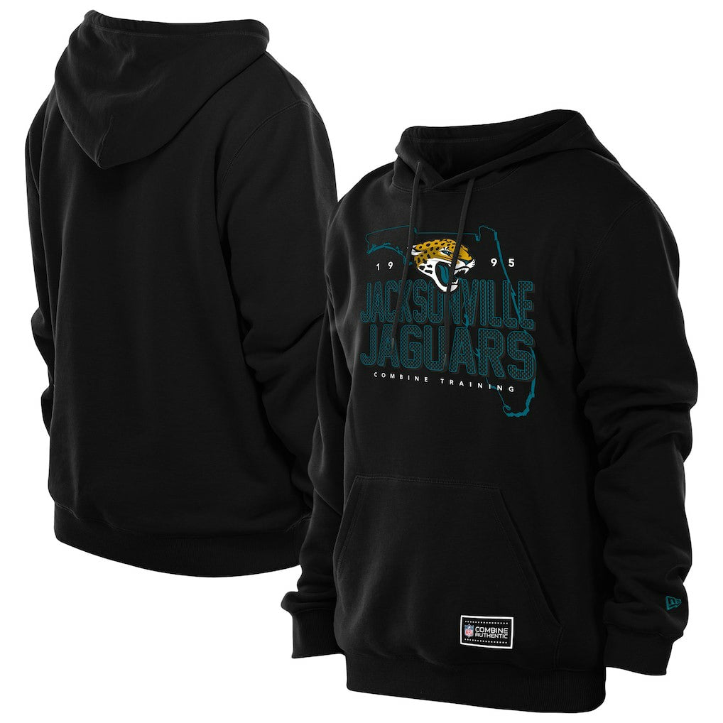Jacksonville Jaguars New Era Combine Authentic Local State Hoodie - Black on sale