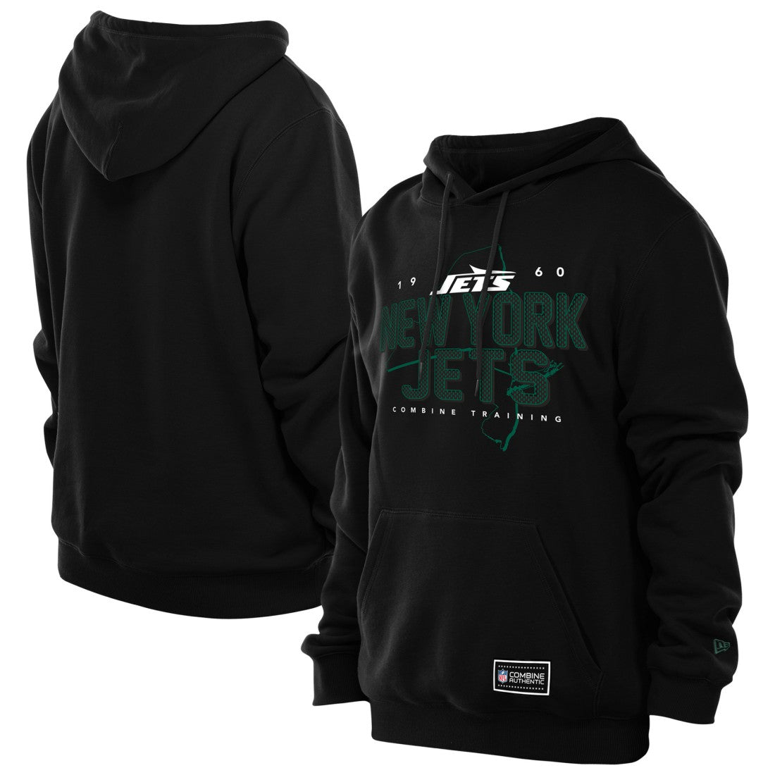 New York Jets New Era Combine Authentic Local State Hoodie - Black discount