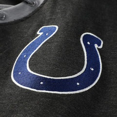 Indianapolis Colts New Era Women's Plus Size Throwback Lace-Up Long Sleeve T-Shirt - Black discount