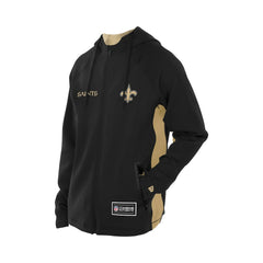 New Orleans Saints New Era Combine Authentic Raglan Scuba Full-Zip Hoodie - Black online