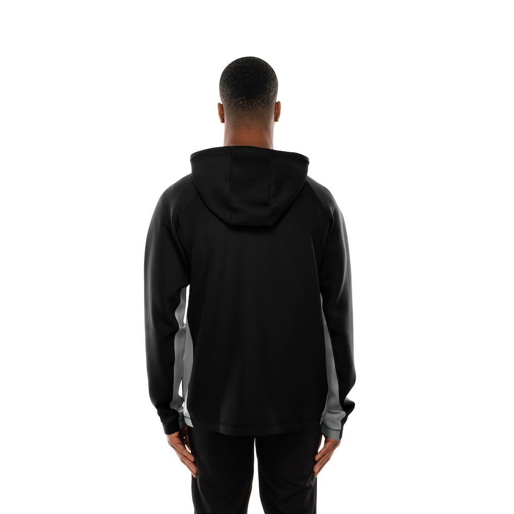 Las Vegas Raiders New Era Combine Authentic Raglan Scuba Full-Zip Hoodie - Black sale