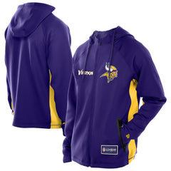 Minnesota Vikings New Era Combine Authentic Raglan Scuba Full-Zip Hoodie - Purple cheap