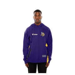 Minnesota Vikings New Era Combine Authentic Raglan Scuba Full-Zip Hoodie - Purple cheap