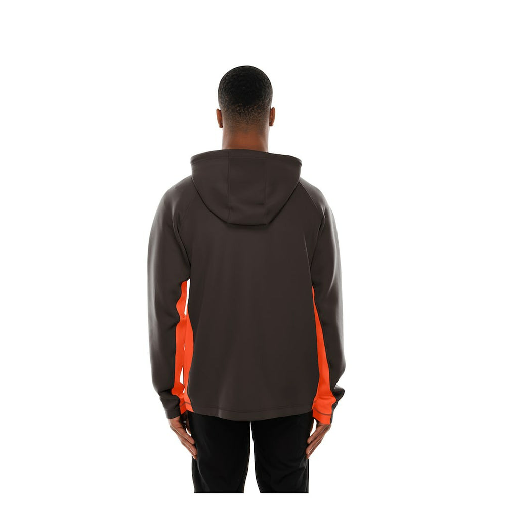 Cleveland Browns New Era Combine Authentic Raglan Scuba Full-Zip Hoodie - Brown discount