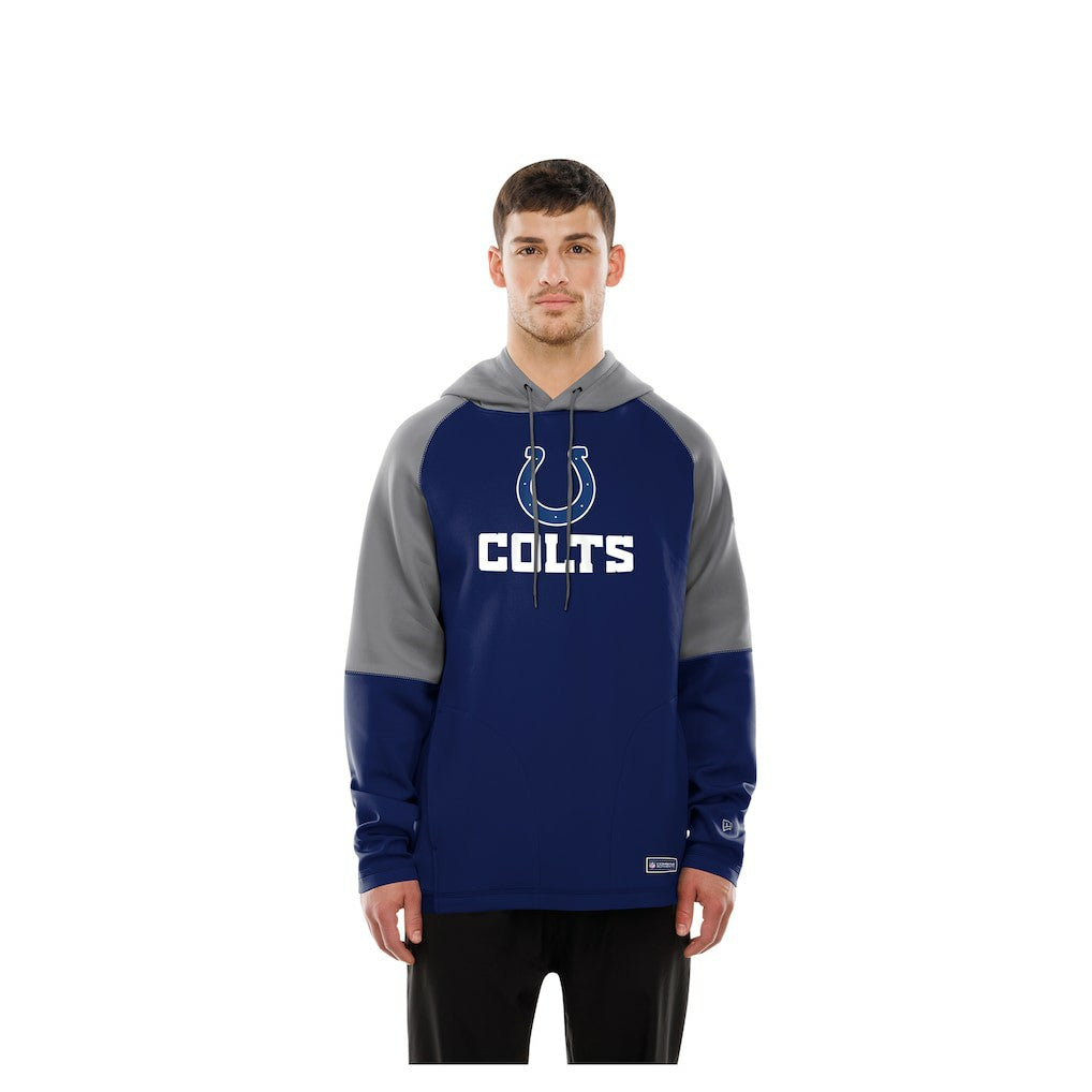 Indianapolis Colts New Era Combine Authentic Color Block Raglan Pullover Hoodie - Royal discount
