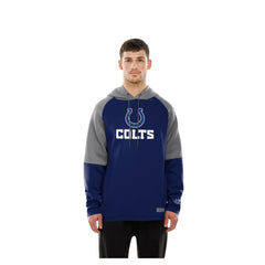 Indianapolis Colts New Era Combine Authentic Color Block Raglan Pullover Hoodie - Royal discount