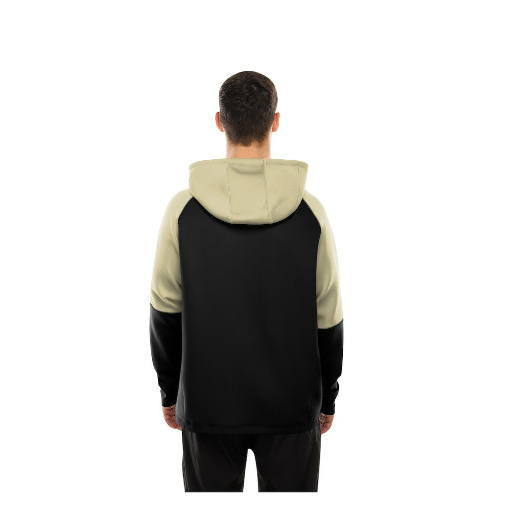 New Orleans Saints New Era Combine Authentic Color Block Raglan Pullover Hoodie - Black for sale
