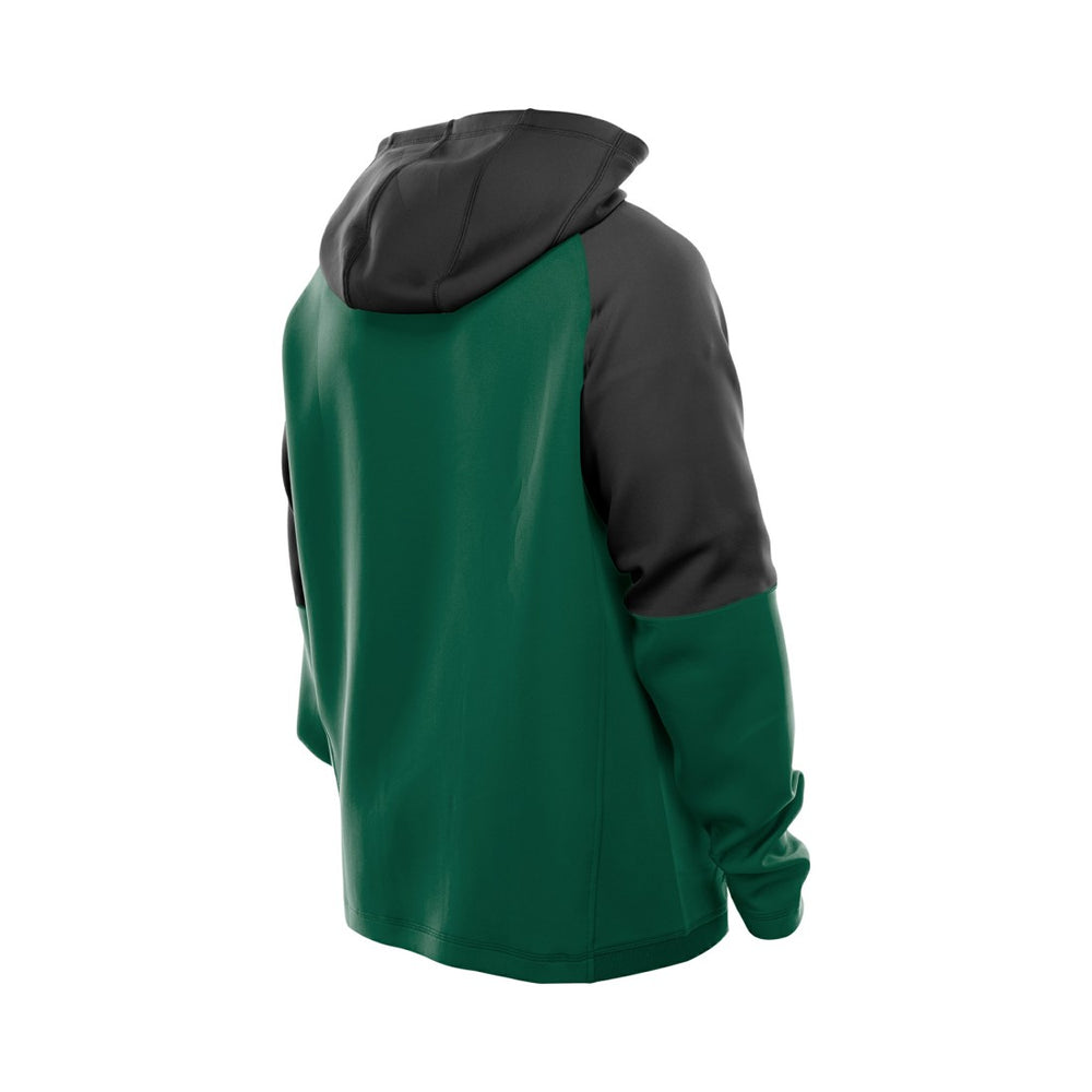 New York Jets New Era Combine Authentic Color Block Raglan Pullover Hoodie - Green outlet
