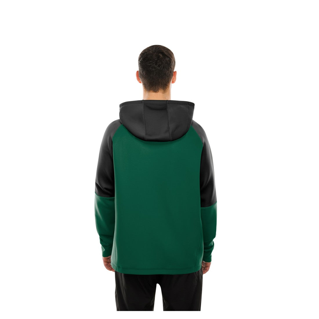 New York Jets New Era Combine Authentic Color Block Raglan Pullover Hoodie - Green outlet