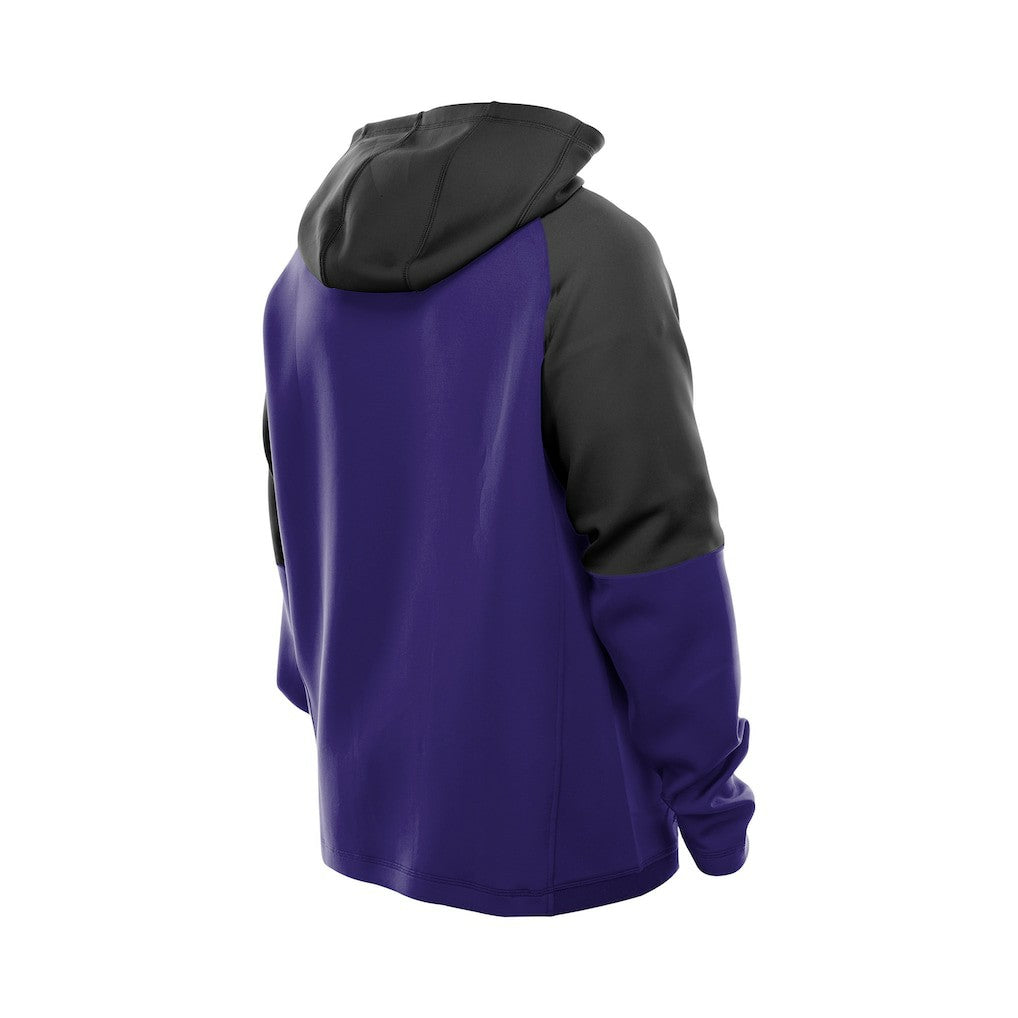 Baltimore Ravens New Era Combine Authentic Color Block Raglan Pullover Hoodie - Purple discount