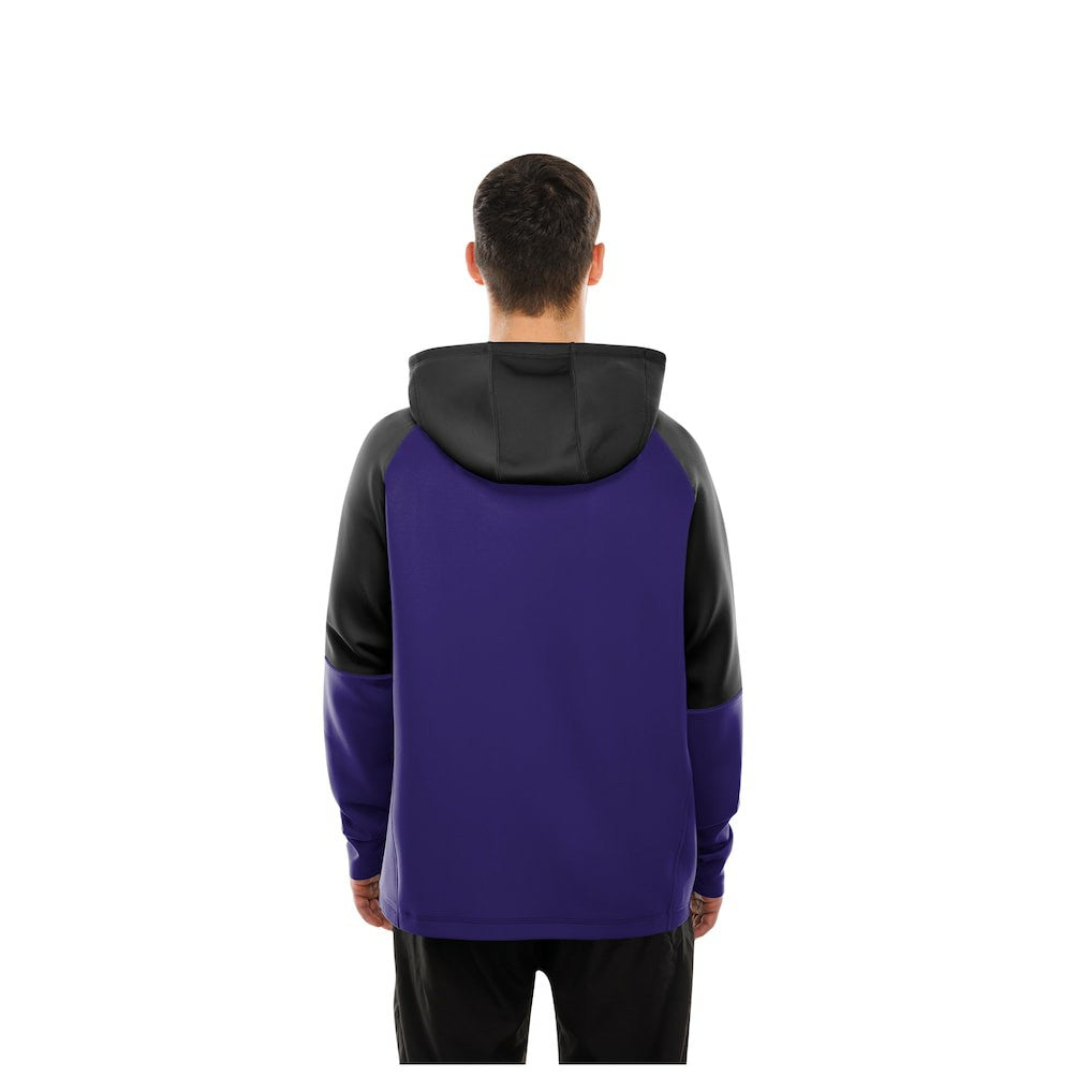 Baltimore Ravens New Era Combine Authentic Color Block Raglan Pullover Hoodie - Purple discount