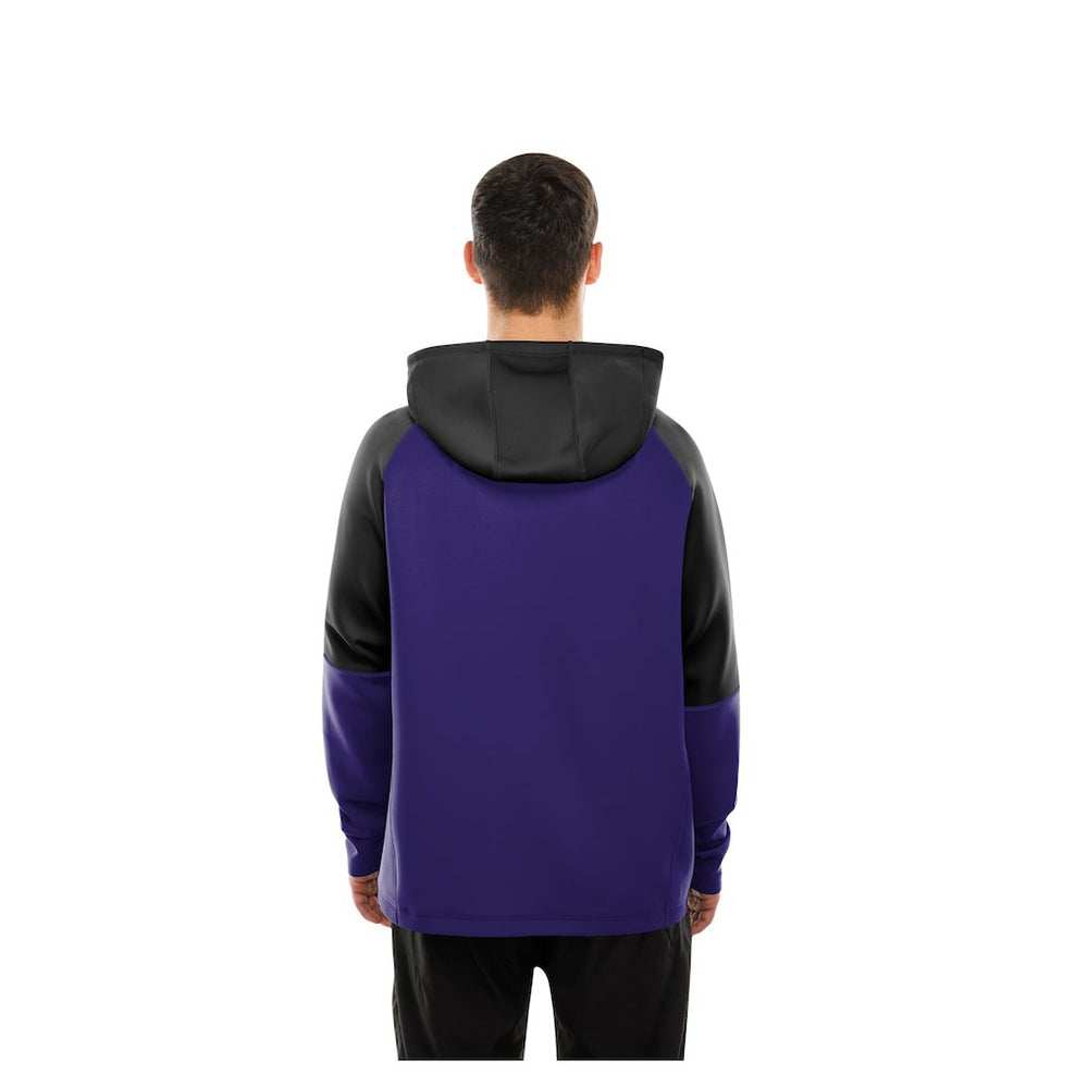 Baltimore Ravens New Era Combine Authentic Color Block Raglan Pullover Hoodie - Purple discount