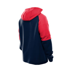 Houston Texans New Era Combine Authentic Color Block Raglan Pullover Hoodie - Navy online