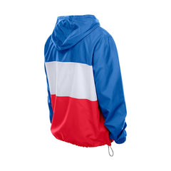 Buffalo Bills New Era Ripstop Quarter-Zip Hooded Windbreaker - Royal on sale