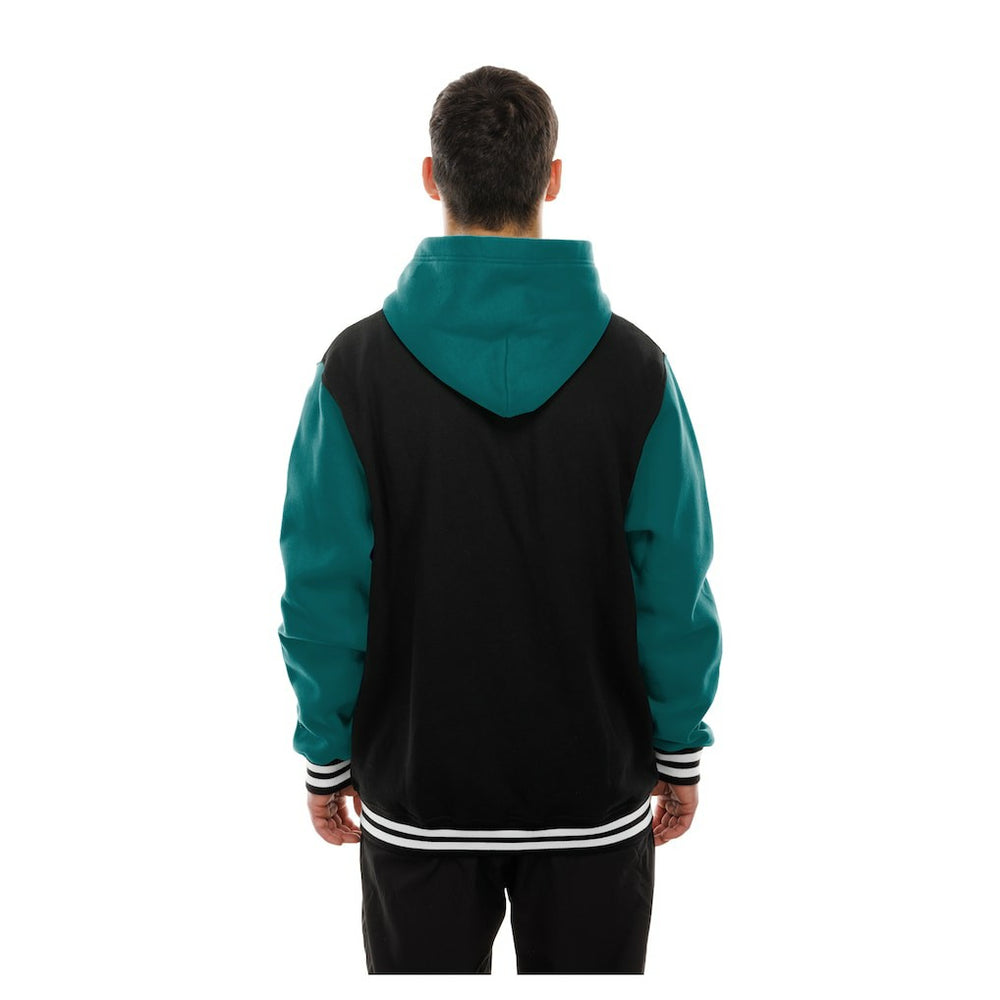 Miami Dolphins New Era Full-Snap Fleece Hoodie Jacket - Black discount
