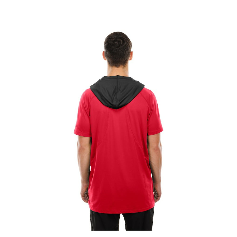 Kansas City Chiefs New Era Combine Authentic Hooded Raglan Short-Sleeve T-Shirt - Red cheap