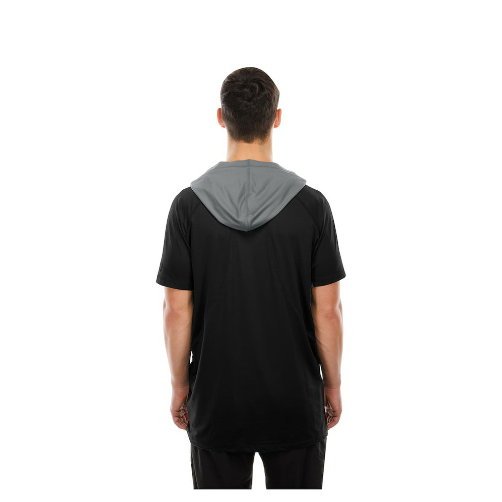 Las Vegas Raiders New Era Combine Authentic Hooded Raglan Short-Sleeve T-Shirt - Black for sale