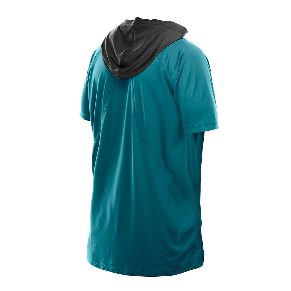 Jacksonville Jaguars New Era Combine Authentic Hooded Raglan Short-Sleeve T-Shirt - Teal cheap