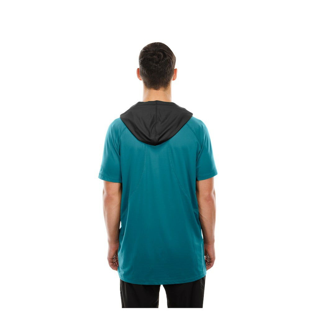 Jacksonville Jaguars New Era Combine Authentic Hooded Raglan Short-Sleeve T-Shirt - Teal cheap