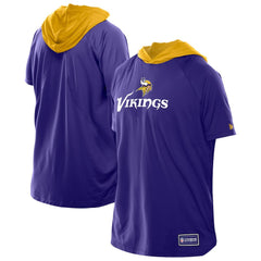 Minnesota Vikings New Era Combine Authentic Hooded Raglan Short-Sleeve T-Shirt - Purple sale