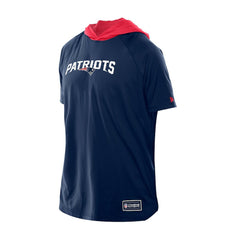 New England Patriots New Era Combine Authentic Hooded Raglan Short-Sleeve T-Shirt - Navy for sale