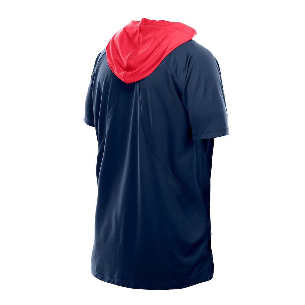 New England Patriots New Era Combine Authentic Hooded Raglan Short-Sleeve T-Shirt - Navy for sale