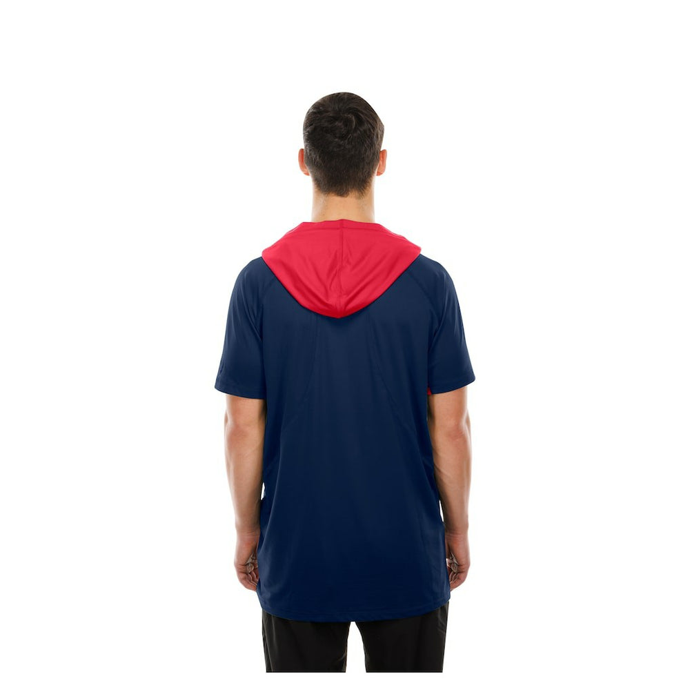 New England Patriots New Era Combine Authentic Hooded Raglan Short-Sleeve T-Shirt - Navy for sale