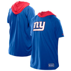 New York Giants New Era Combine Authentic Hooded Raglan Short-Sleeve T-Shirt - Royal discount