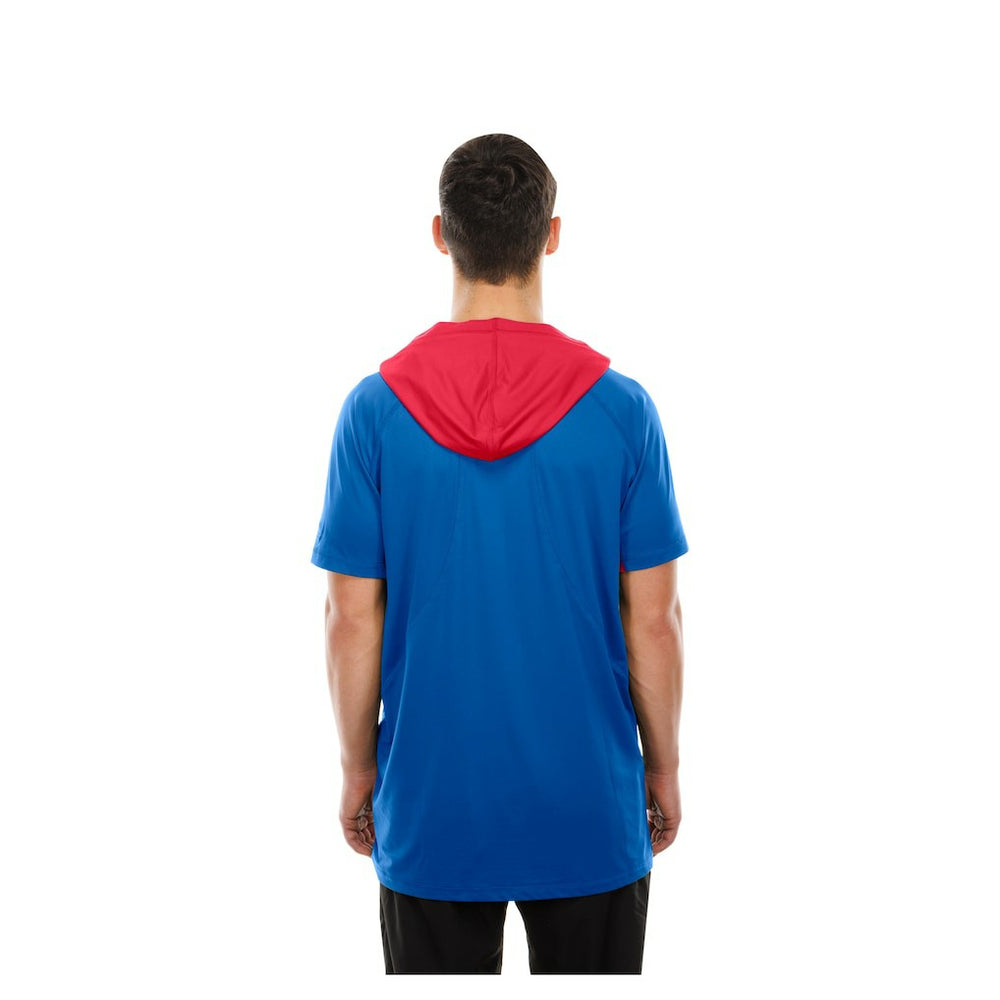 New York Giants New Era Combine Authentic Hooded Raglan Short-Sleeve T-Shirt - Royal discount