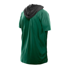 New York Jets New Era Combine Authentic Hooded Raglan Short-Sleeve T-Shirt - Green outlet