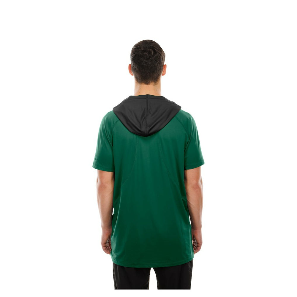 New York Jets New Era Combine Authentic Hooded Raglan Short-Sleeve T-Shirt - Green outlet