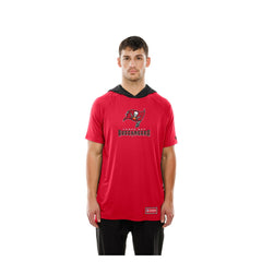 Tampa Bay Buccaneers New Era Combine Authentic Hooded Raglan Short-Sleeve T-Shirt - Red on sale