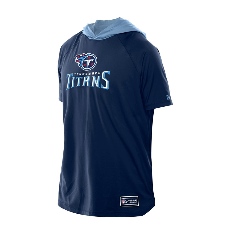 Tennessee Titans New Era Combine Authentic Hooded Raglan Short-Sleeve T-Shirt - Navy discount