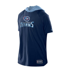 Tennessee Titans New Era Combine Authentic Hooded Raglan Short-Sleeve T-Shirt - Navy discount