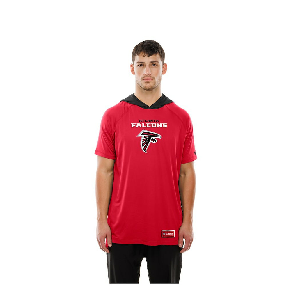 Atlanta Falcons New Era Combine Authentic Hooded Raglan Short-Sleeve T-Shirt - Red sale