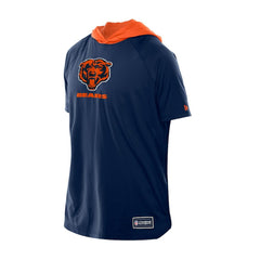 Chicago Bears New Era Combine Authentic Hooded Raglan Short-Sleeve T-Shirt - Navy for sale