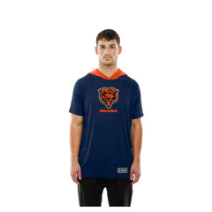 Chicago Bears New Era Combine Authentic Hooded Raglan Short-Sleeve T-Shirt - Navy for sale