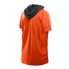 Cincinnati Bengals New Era Combine Authentic Hooded Raglan Short-Sleeve T-Shirt - Orange discount