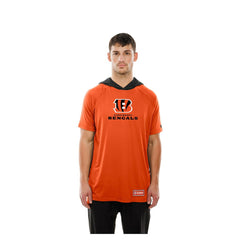 Cincinnati Bengals New Era Combine Authentic Hooded Raglan Short-Sleeve T-Shirt - Orange discount