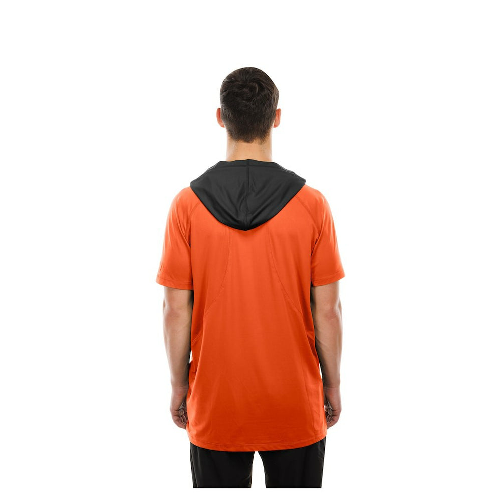 Cincinnati Bengals New Era Combine Authentic Hooded Raglan Short-Sleeve T-Shirt - Orange discount