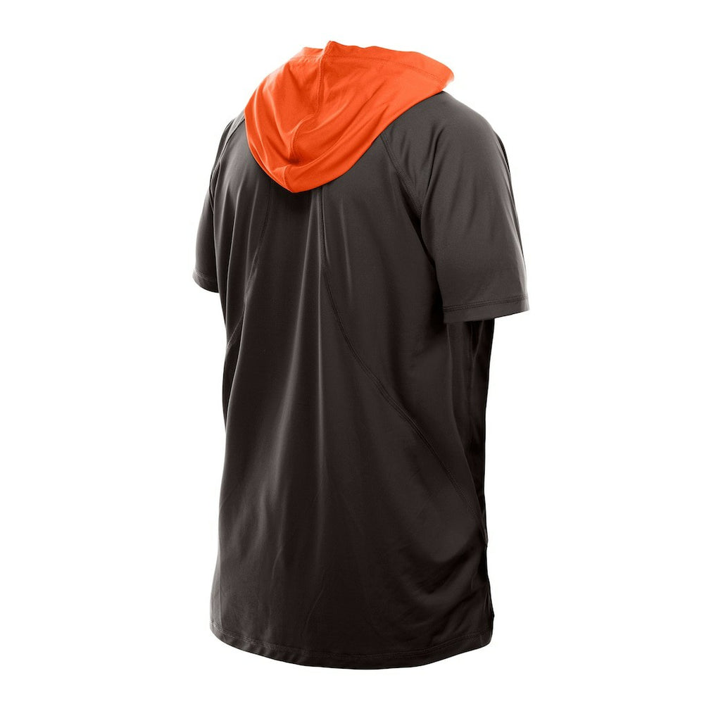 Cleveland Browns New Era Combine Authentic Hooded Raglan Short-Sleeve T-Shirt - Brown sale