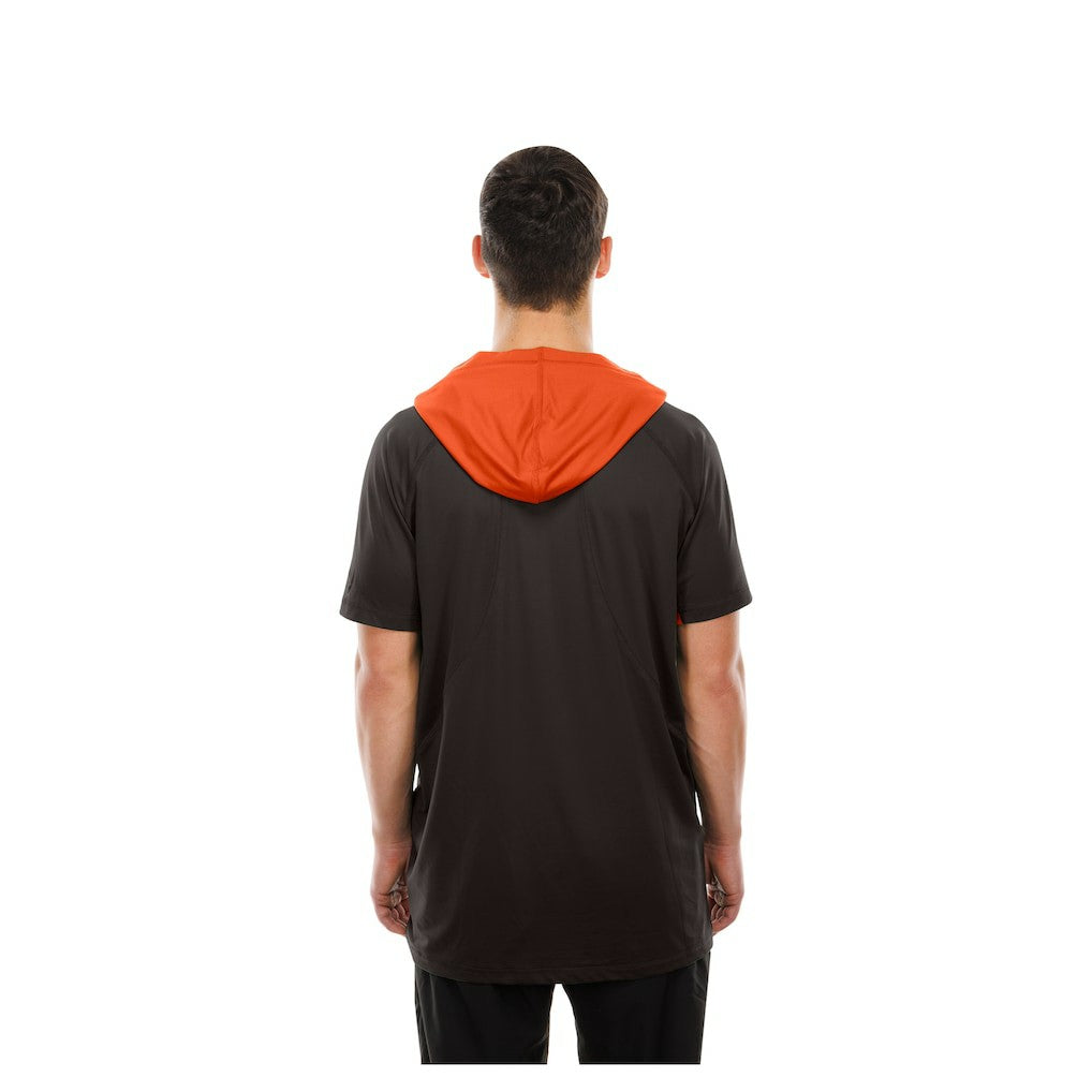 Cleveland Browns New Era Combine Authentic Hooded Raglan Short-Sleeve T-Shirt - Brown sale