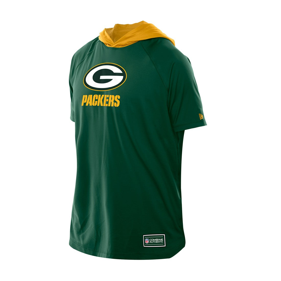 Green Bay Packers New Era Combine Authentic Hooded Raglan Short-Sleeve T-Shirt - Green discount