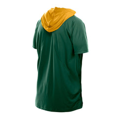 Green Bay Packers New Era Combine Authentic Hooded Raglan Short-Sleeve T-Shirt - Green discount