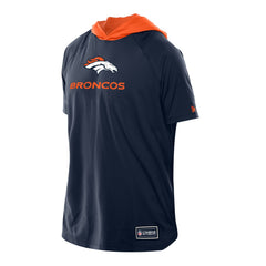 Denver Broncos New Era Combine Authentic Hooded Raglan Short-Sleeve T-Shirt - Navy outlet